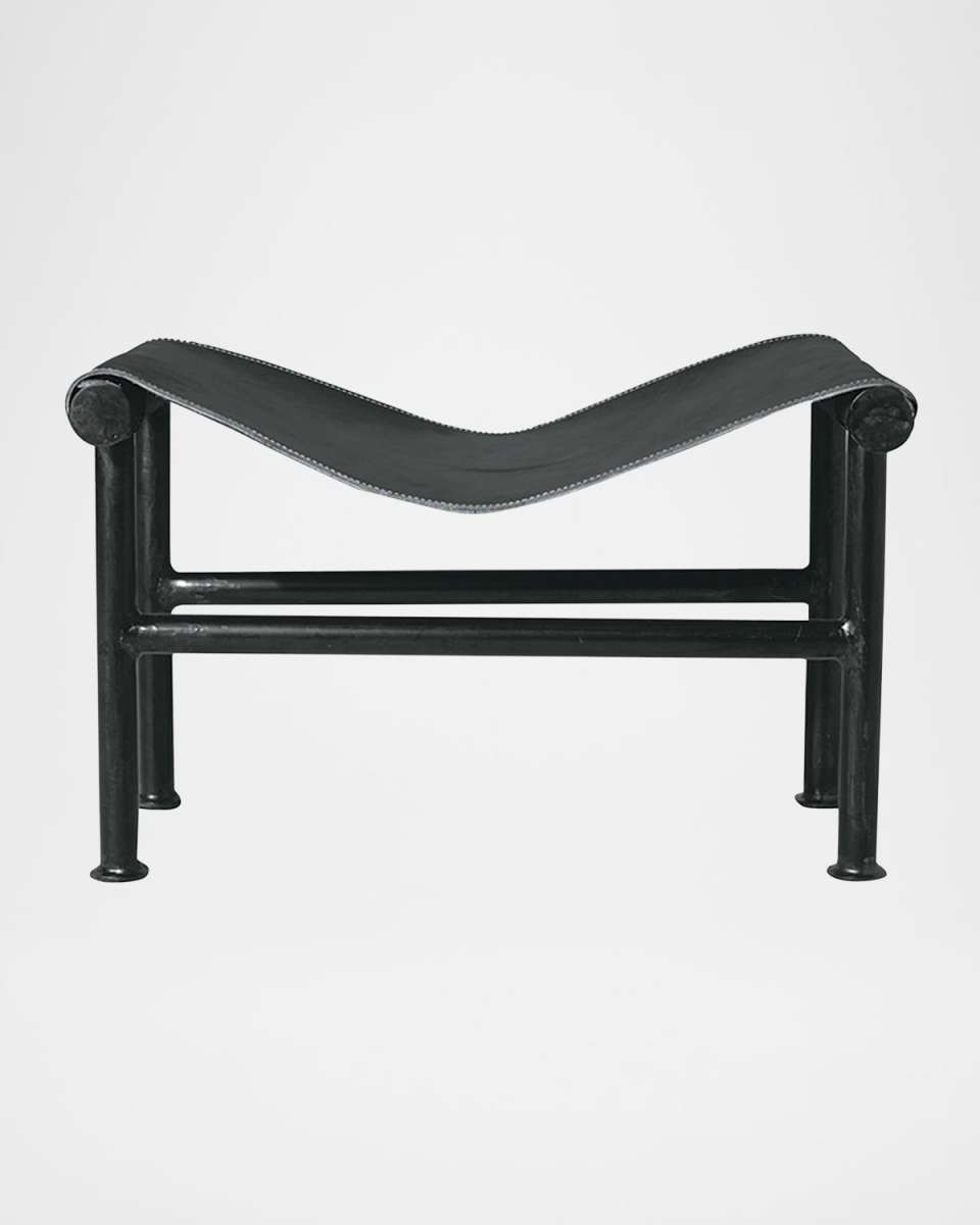 Saddle Leather Sling Stool